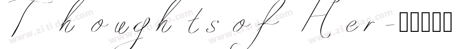 Thoughts of Her字体转换